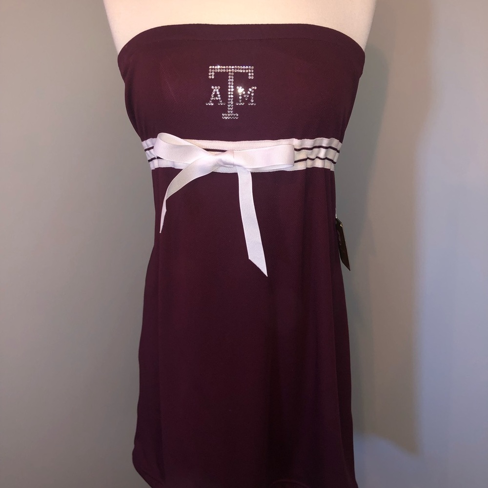 Texas A&M jersey knit dress